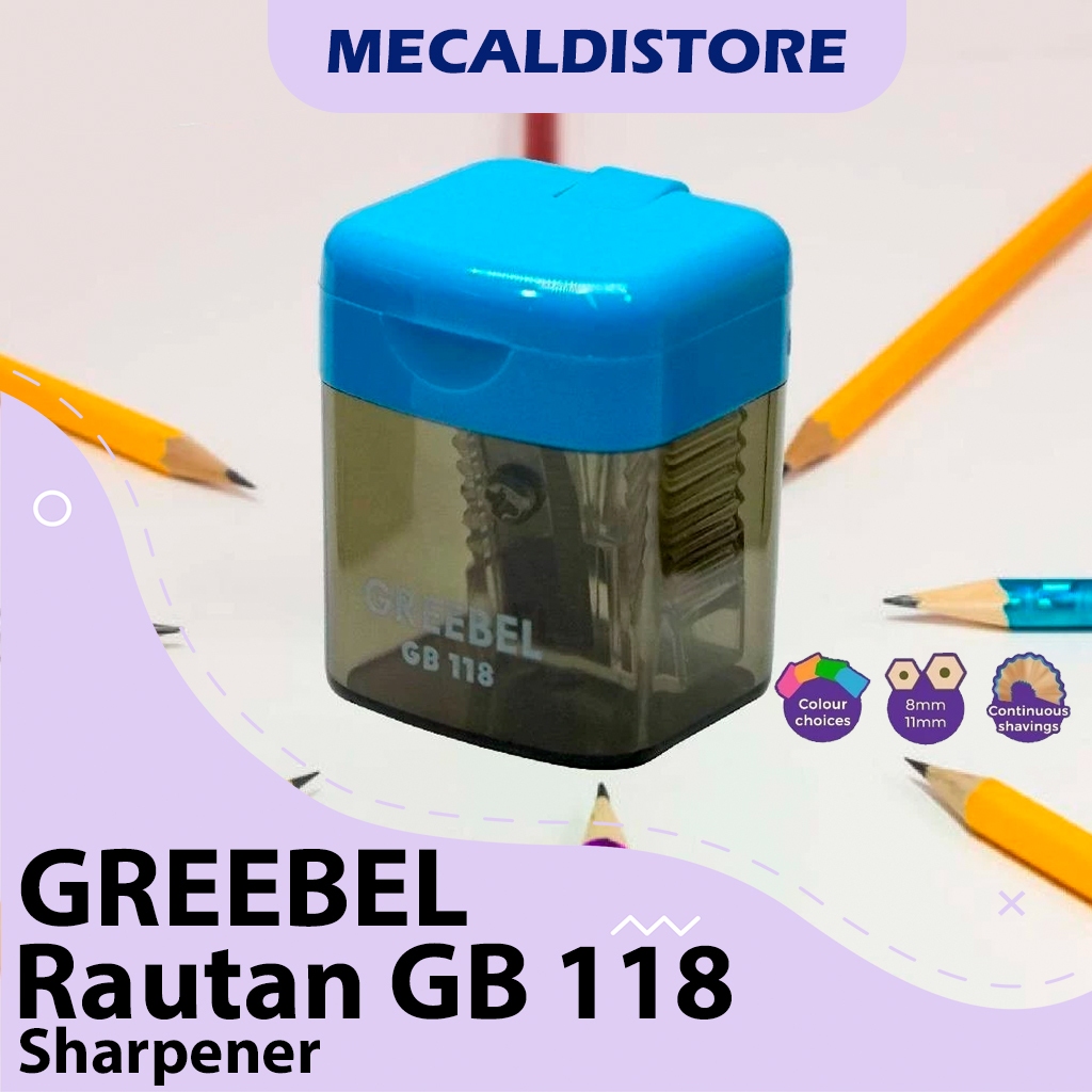 

Rautan Greebel GB 118 Sharpener /Rautan pensil -SATUAN (1PCS) Termurah
