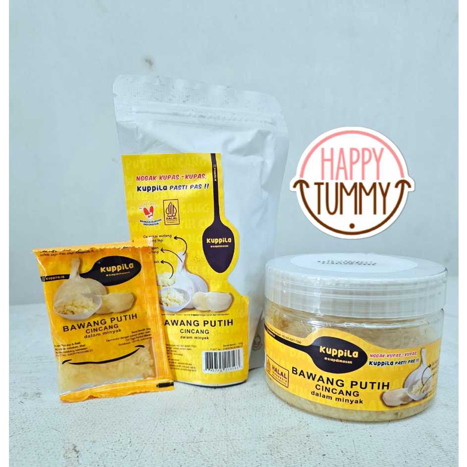 

Promo Kuppila bawang putih cincang dalam minyak minced garlic