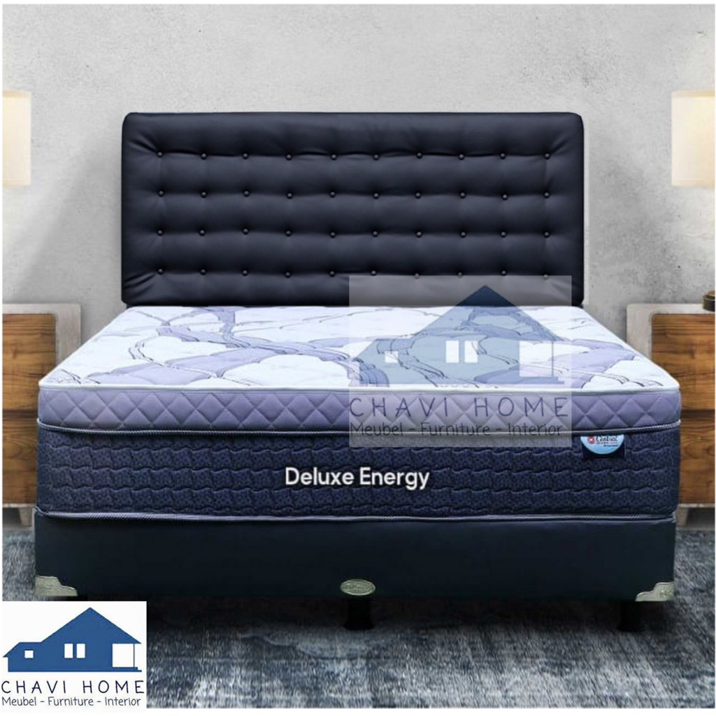 CENTRAL Springbed kasur / set central deluxe energy spring bed