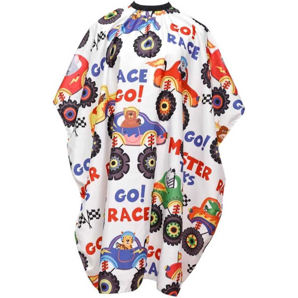 [BISA COD] Kain Kip Anak Barbershop Haircut Apron Polyester 120x80cm