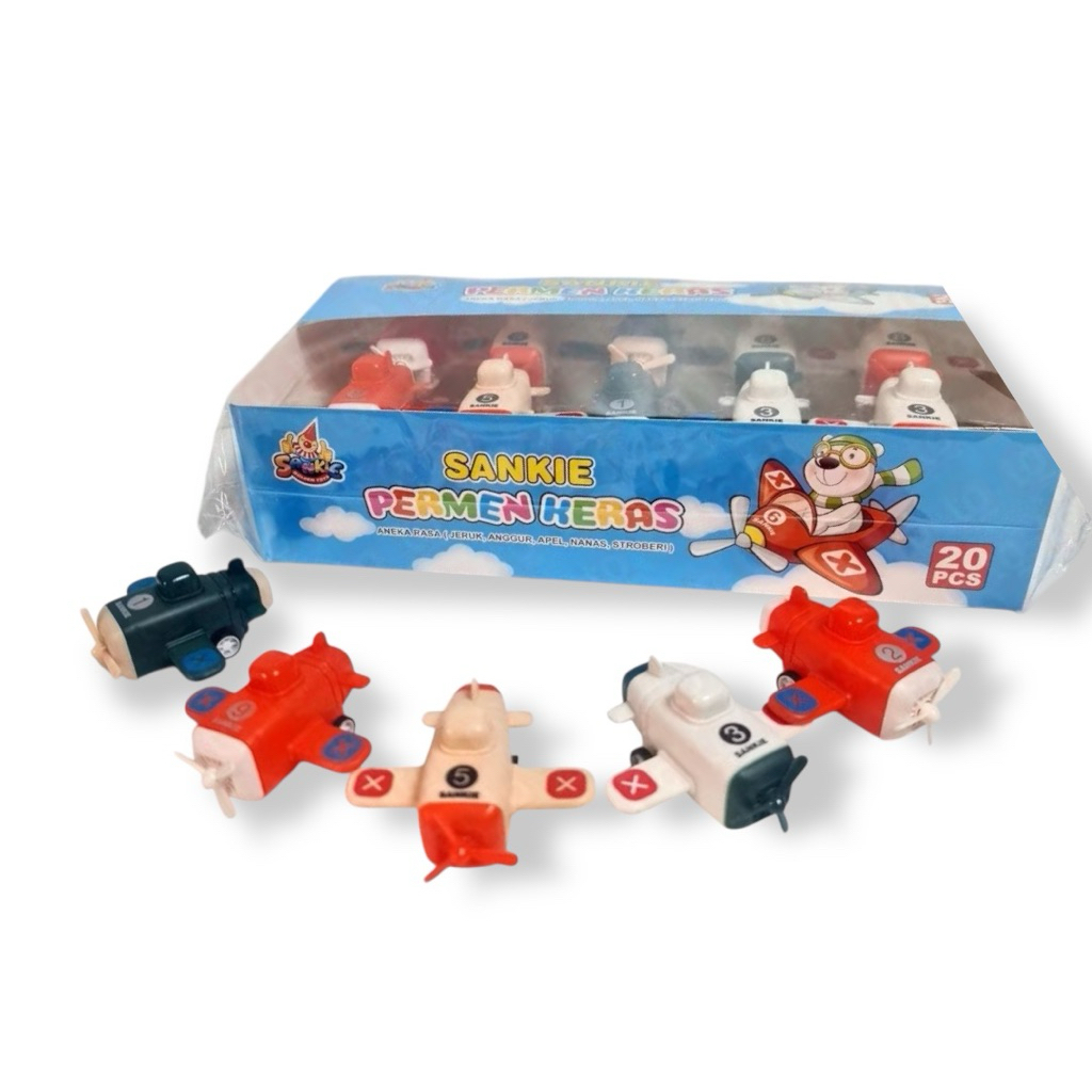 

[1 Pack] Permen Pesawat Baling || Permen Mainan Pesawat Rasa Buah