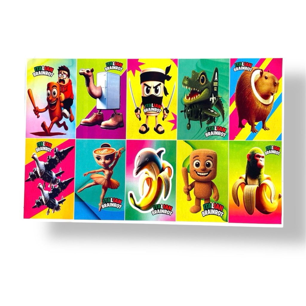 

STICKER TUNG TUNG SAHUR LUCU UNIK (SATUAN)