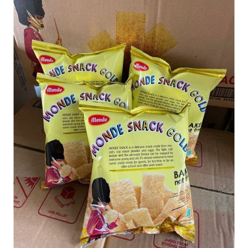 

10 Pcs Monde Snack Gold Sereal 27gr