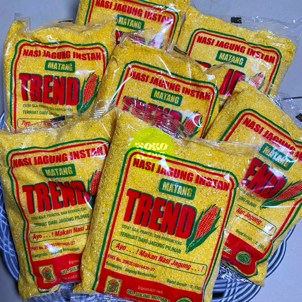 

Nasi Jagung Instan Matang, Mpok jagung, Bubuk jagung TREND 150gr - Sehat, Praktis, dan Siap Saji - Non Beras, Rendah Gula, sehat