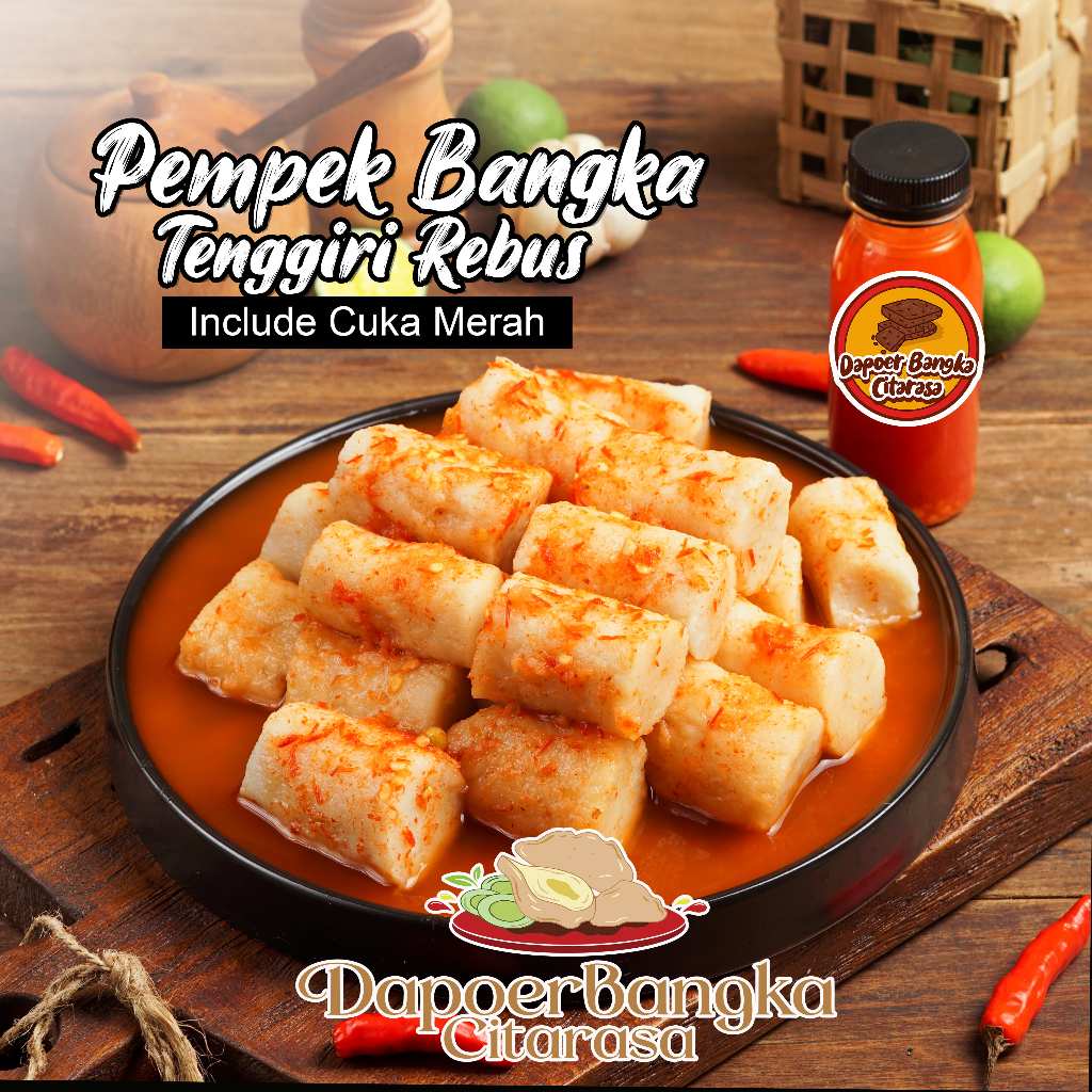 

Pempek Bangka Lenjer Potong 20pcs | Pempek Bangka Ikan Tenggiri | Empek mpek bangka