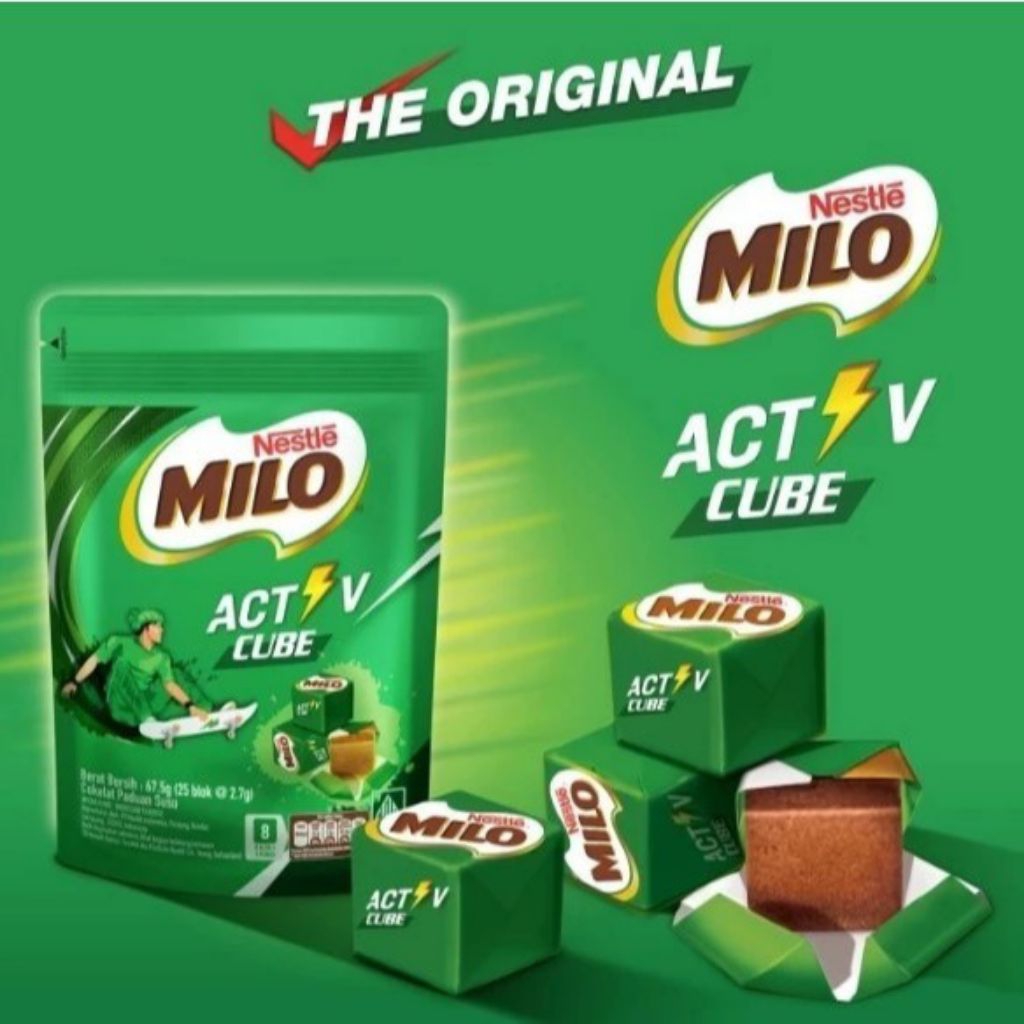 

Milo Activ Cube 67.5 g (Isi 25 Blok)