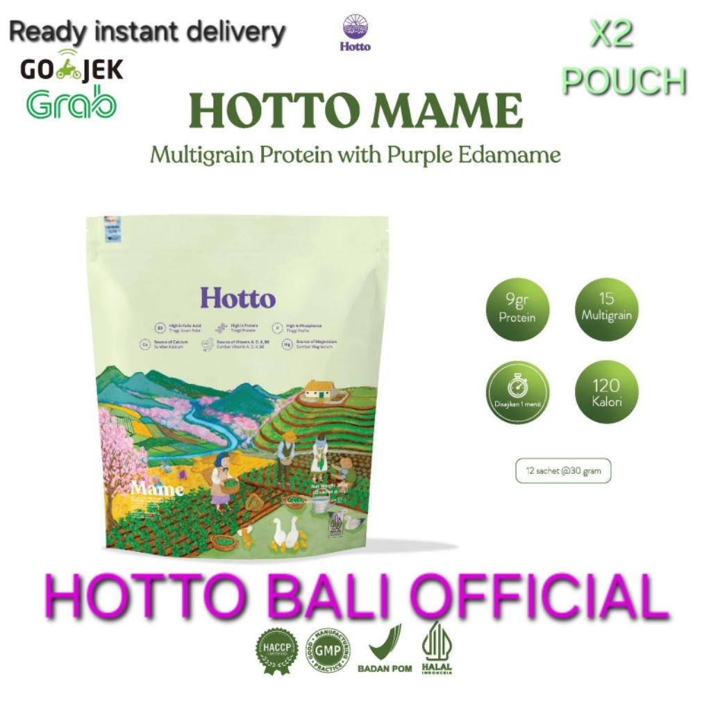 

Hotto Mame Protein Multigrain 2 pouch