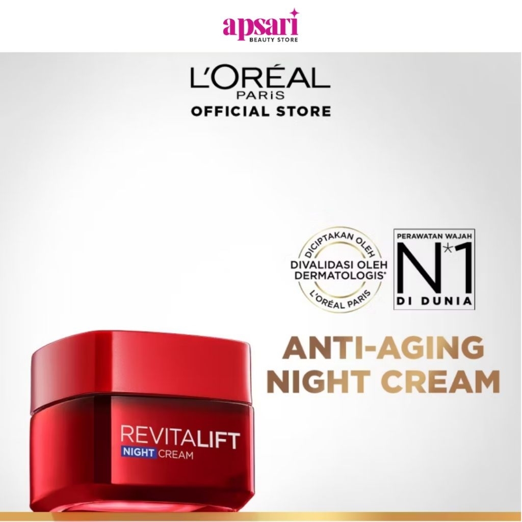 L'OREAL Paris Revitalift Moisturizing Cream Night 50ml