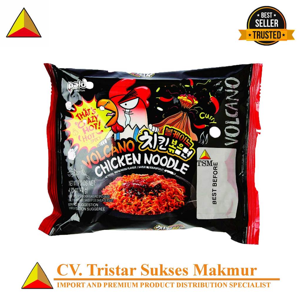 

MIE KOREA - MIE INSTANT - PALDO VOLCANO CHICKEN 140GR