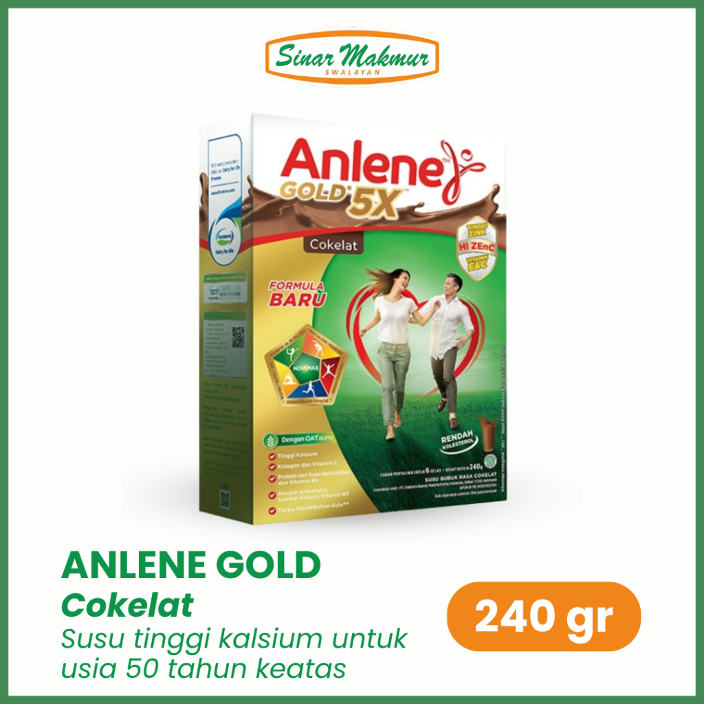 

Anlene Gold Kardus 240gr Original/Coklat/Vanilla