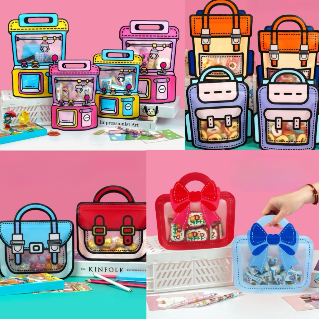 

[BISA INSTANT] HAMPERS ANAK PLASTIK ZIPLOCK / TAS KADO ANAK PLASTIK