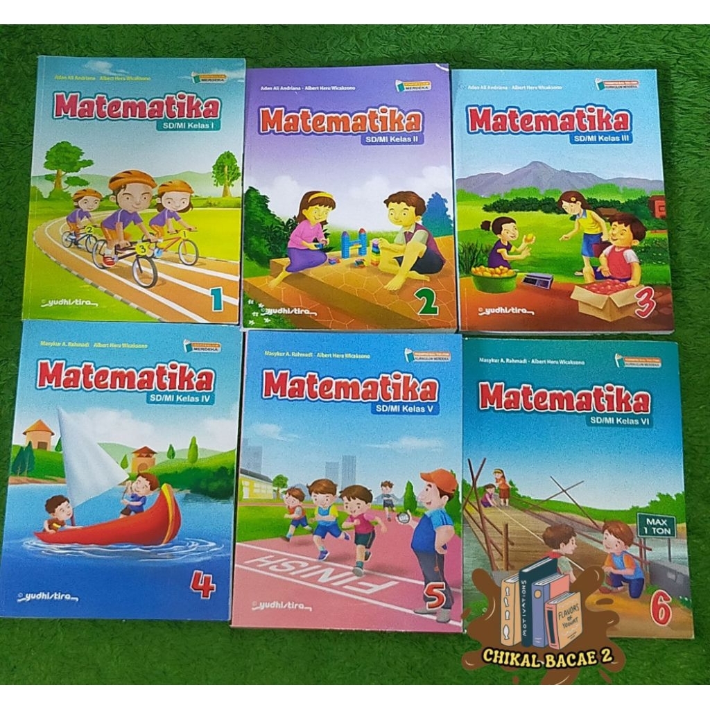 ORIGINAL BUKU MATEMATIKA KELAS 1 2 3 4 5 6 SD/MI KURIKULUM MERDEKA YUDISTIRA