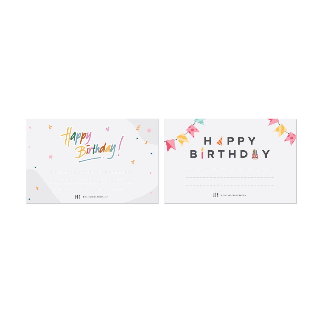 

Fransisca Renaldy Kartu Ucapan Ulang Tahun / Birthday Card / Greeting Card