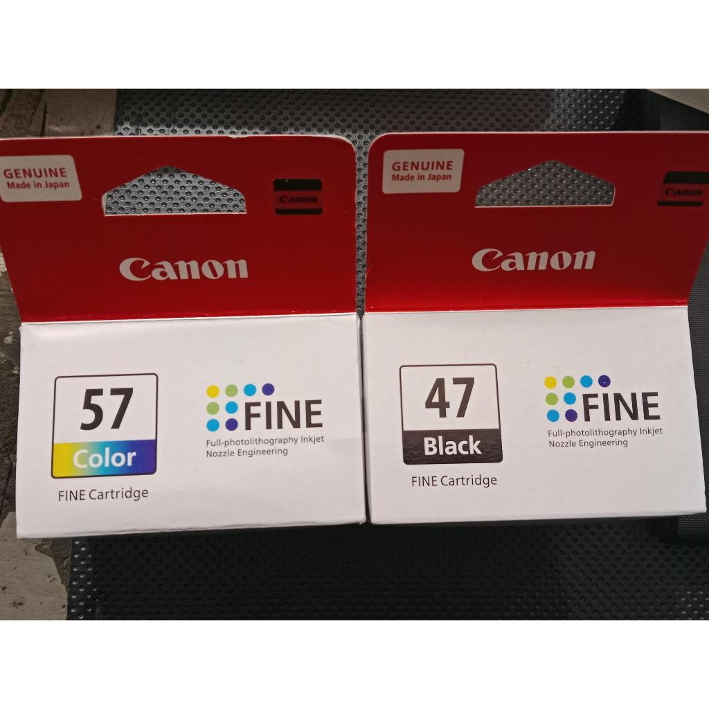 Cartridge Canon PIXMA PG-47 Black dan CL-57 Color PIXMA Cartridge Series Original PIXMA Series Kuali