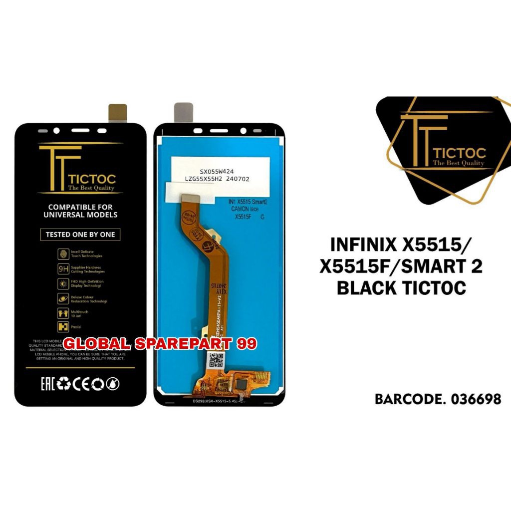 LCD INFINIX SMART 2 X5515 X5515F TICTOC