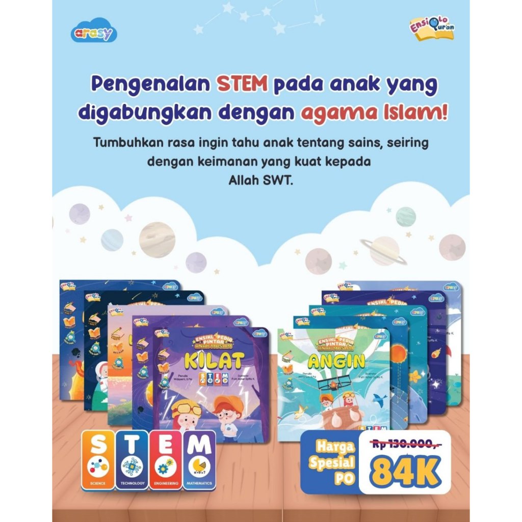 Arasy | Ensiklopedia Pintar Anak Muslim | Buku Anak lokal | Buku anak muslim