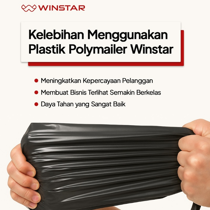 

POLYMAILER PLASTIK PACKING 25X40 POLYMAILER HITAM ISI 100 PCS
