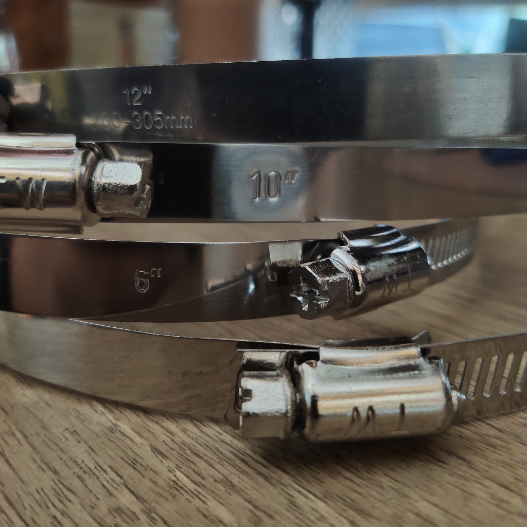 Klem Selang Stainless/Klem selang/Hose clamp 8" Inch Berkualitas