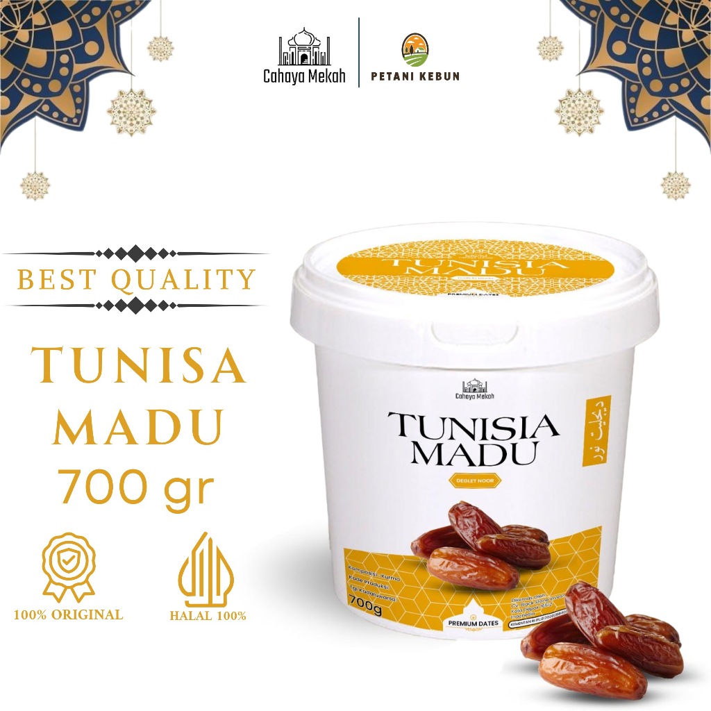 

Cahaya Mekah Deglet Noor Kurma Tunisia Ember 700gr