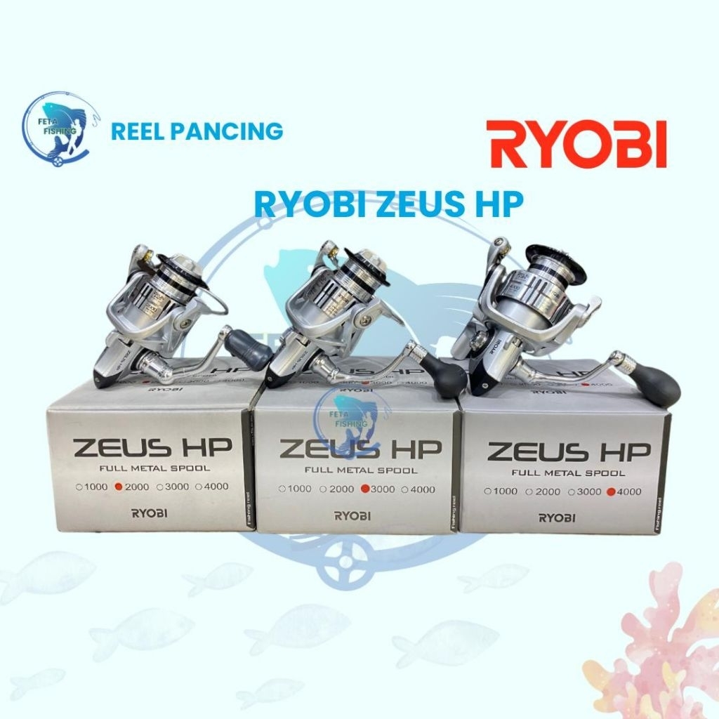 Reel Pancing Ryobi Zeus HP | Power Handle | Reel Spinning