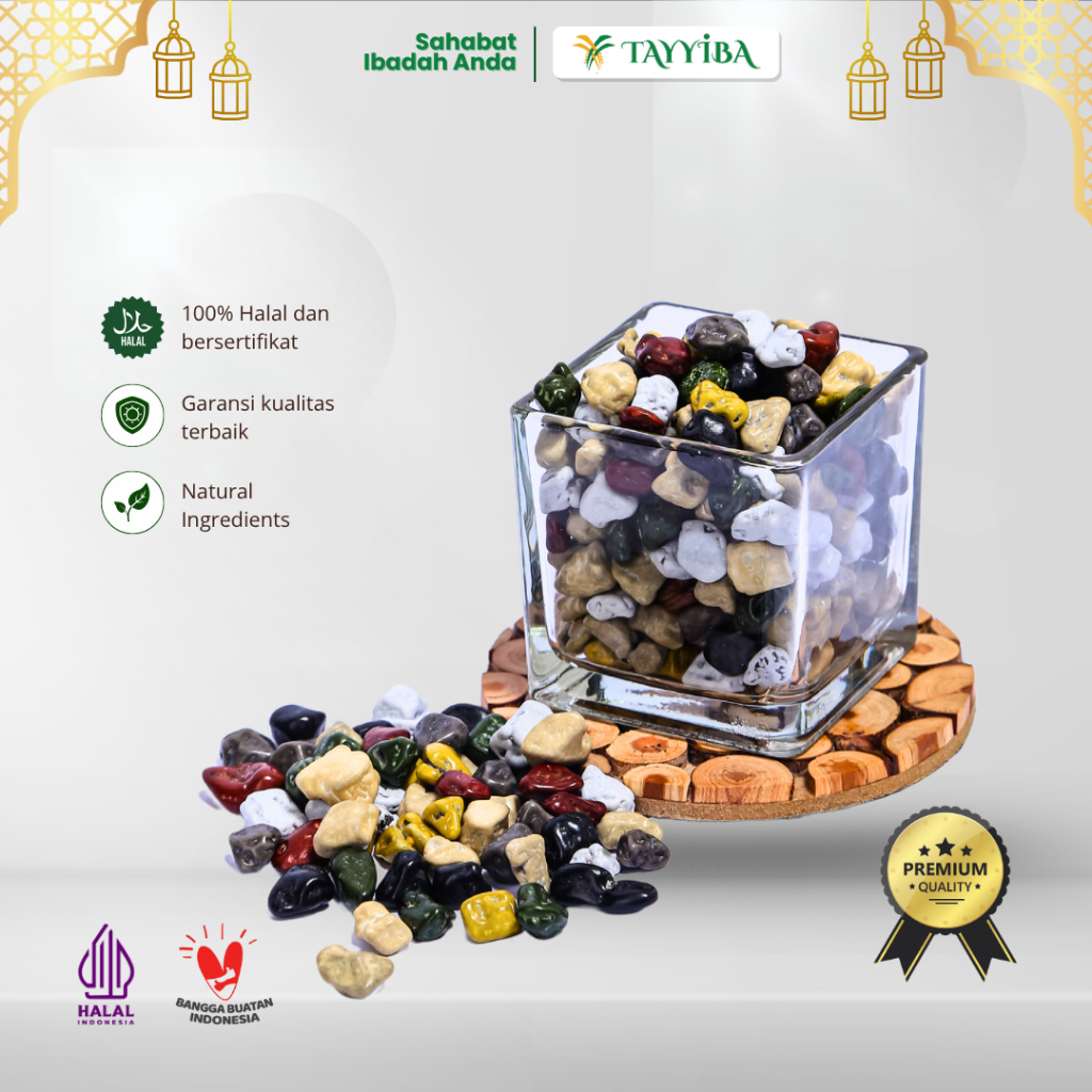 

Coklat Kerikil 250 Gram | 250gr | 500gr - Coklat Batu Original 100% Cokelat Arab