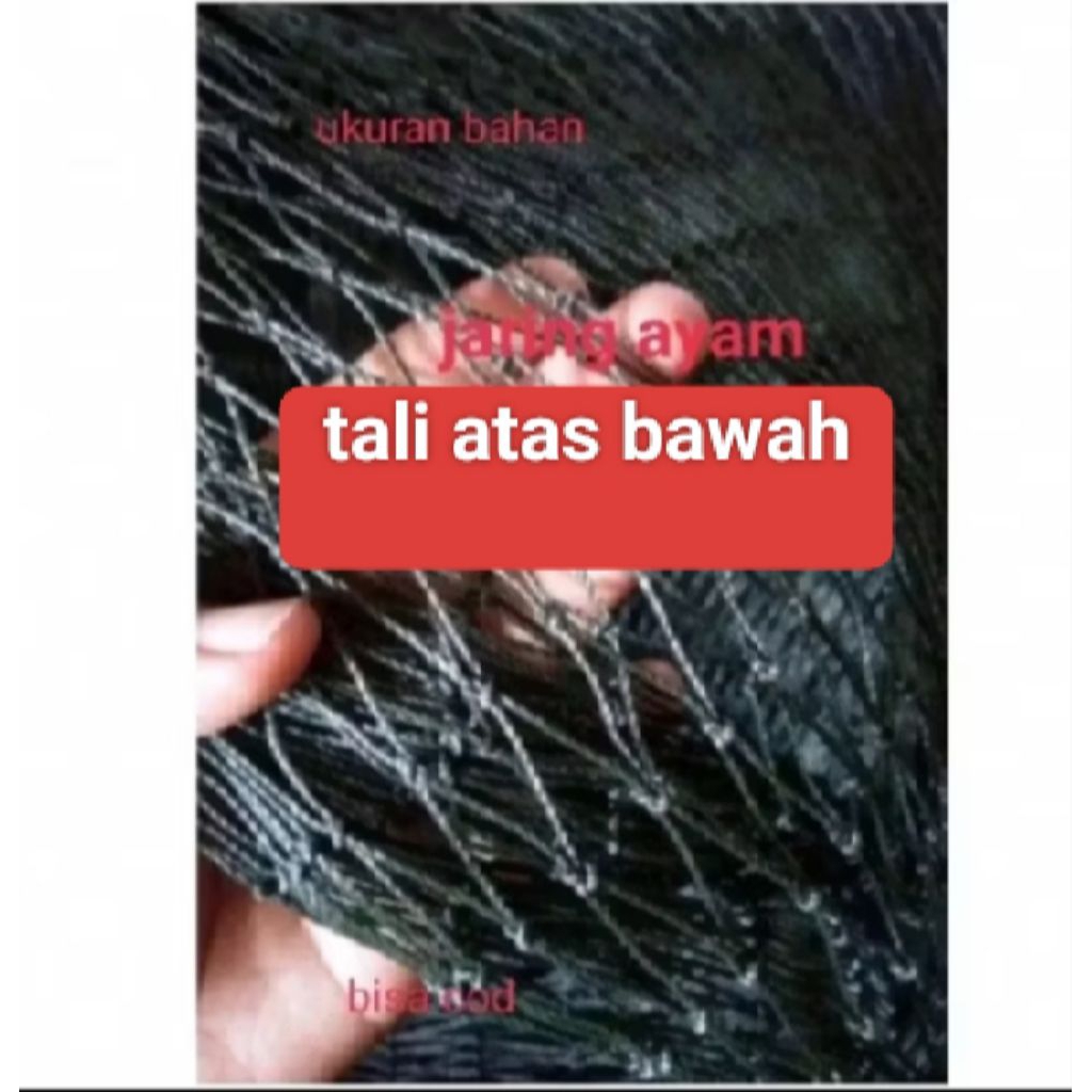 jaring pagar ayam 2m x 100m TALI SIAP PAKAI , jaring pagar, jaring ternak