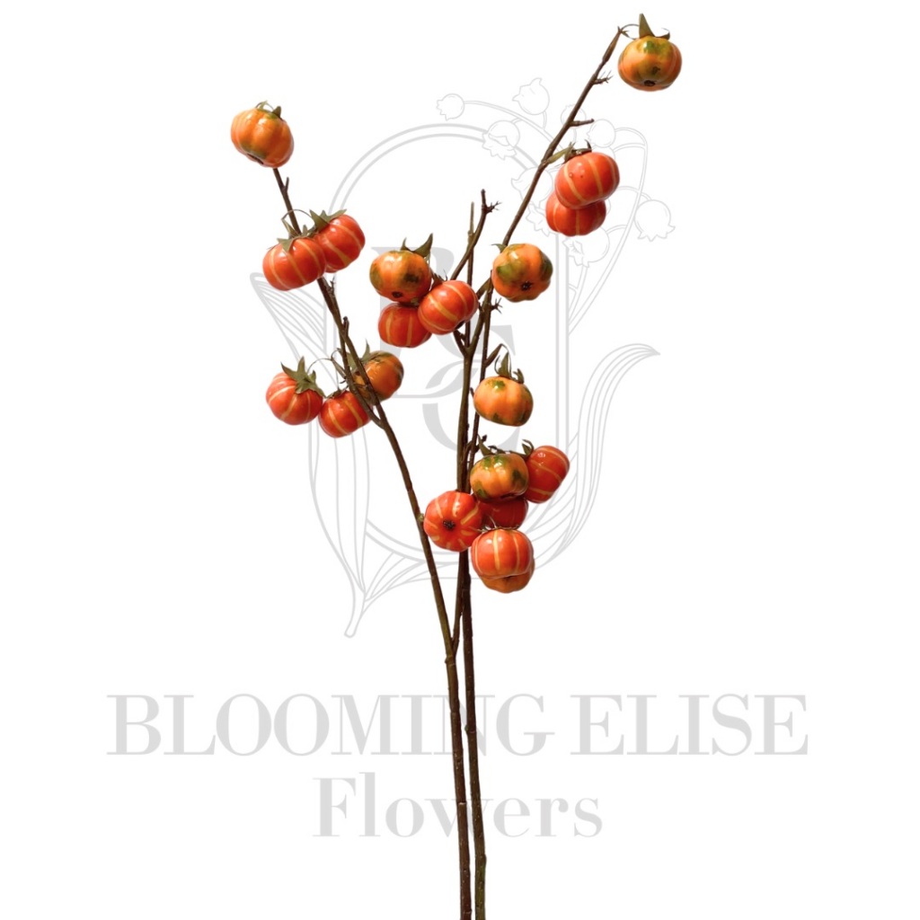 Premium Artificial Solanum Pumpkin-Labu Solanum Artificial