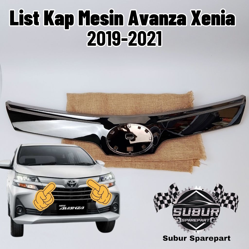 List Kap Mesin Avanza Xenia 2019-2021