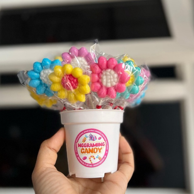 

Permen Bunga MATAHARI POT ISI 20