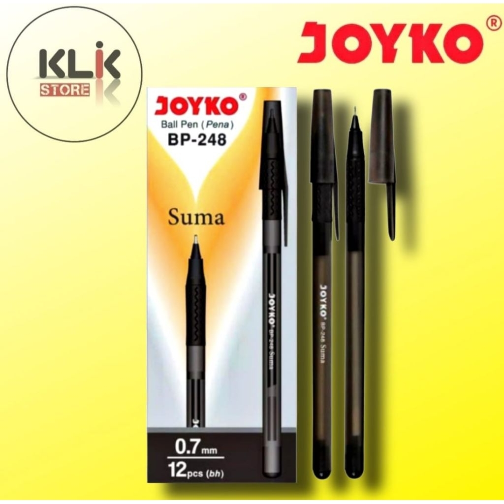 

(Pack / 12pcs) Pulpen Joyko BP-248 Suma / Bolpen Pena Murah