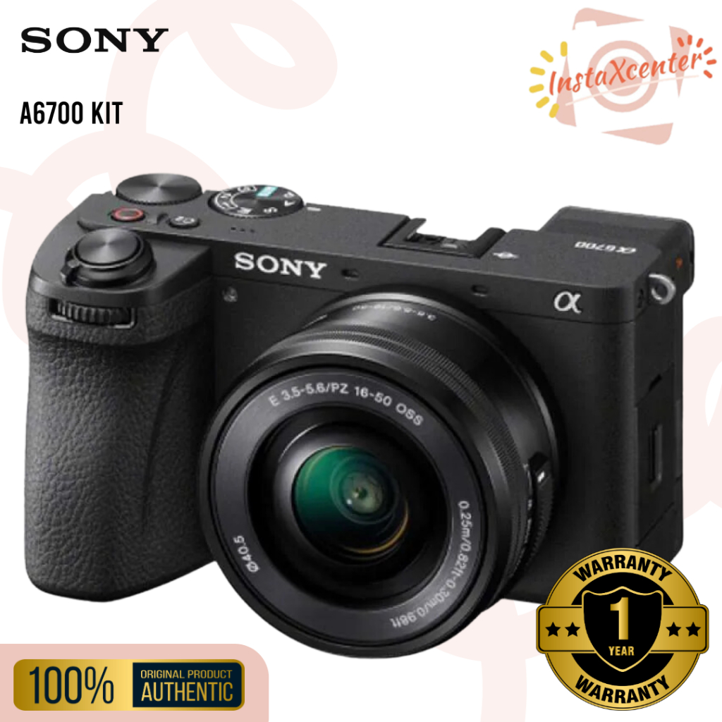 Sony Alpha A6700 / Sony a6700 / 6700 Mirrorless Camera Body Only / Kit 16-50mm RESMI