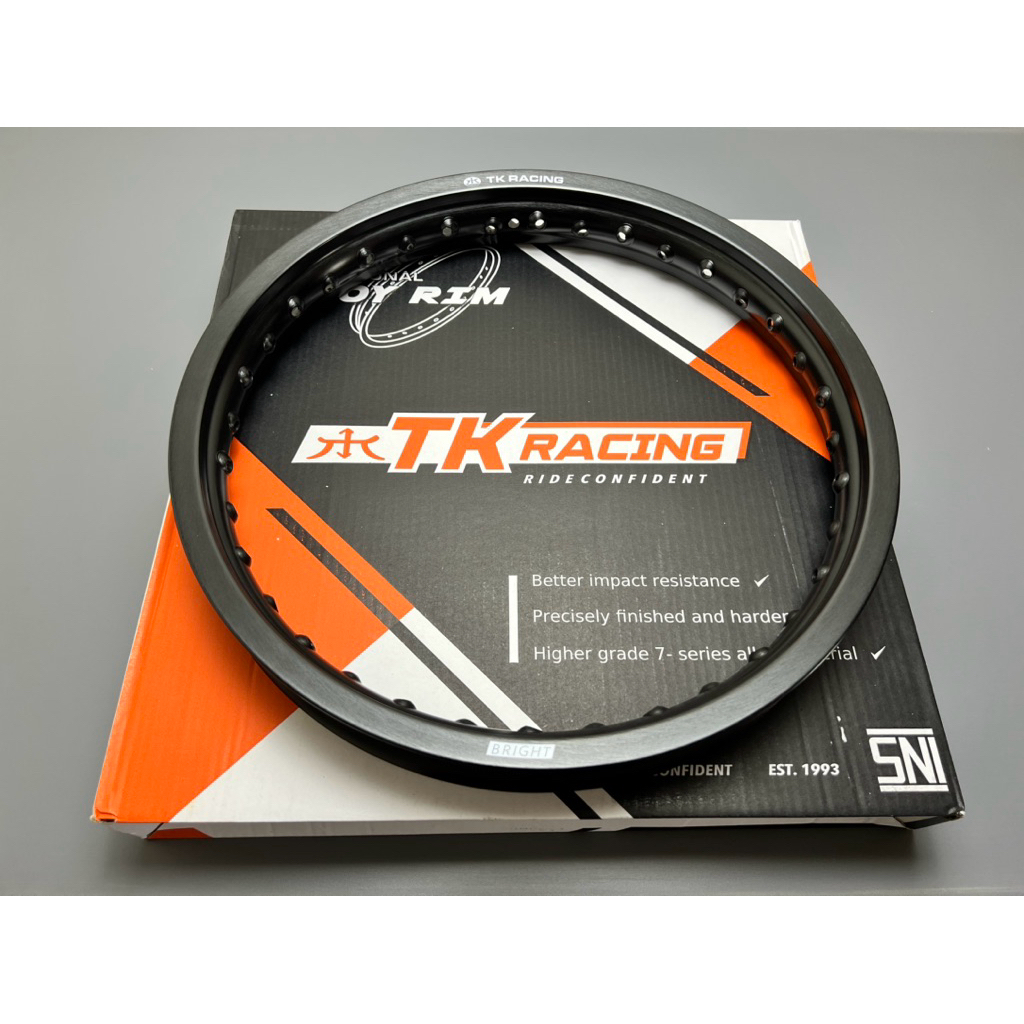 VELG TK 140 / 160/ 185 / 215 RING 17 VELG TK RACING BRIGHT HOLE 36
