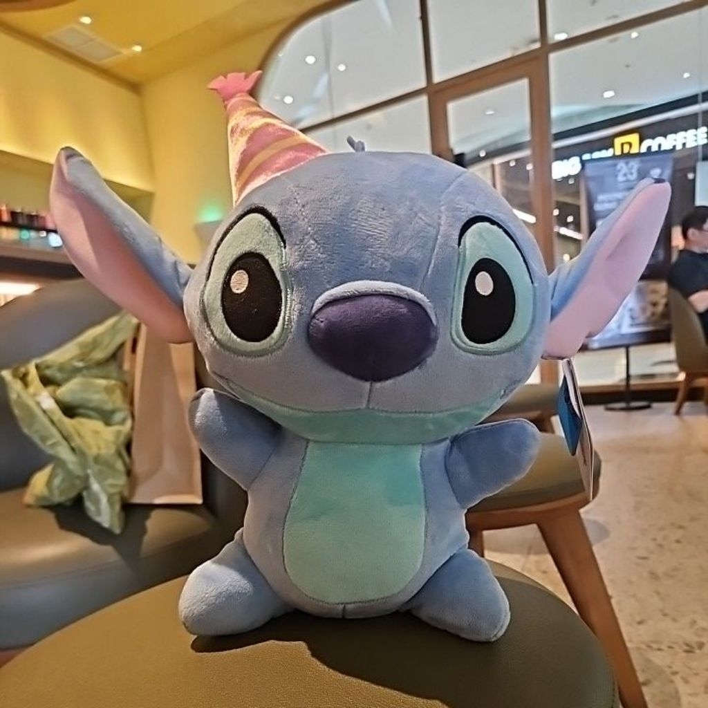 boneka stitch ori disney with tag