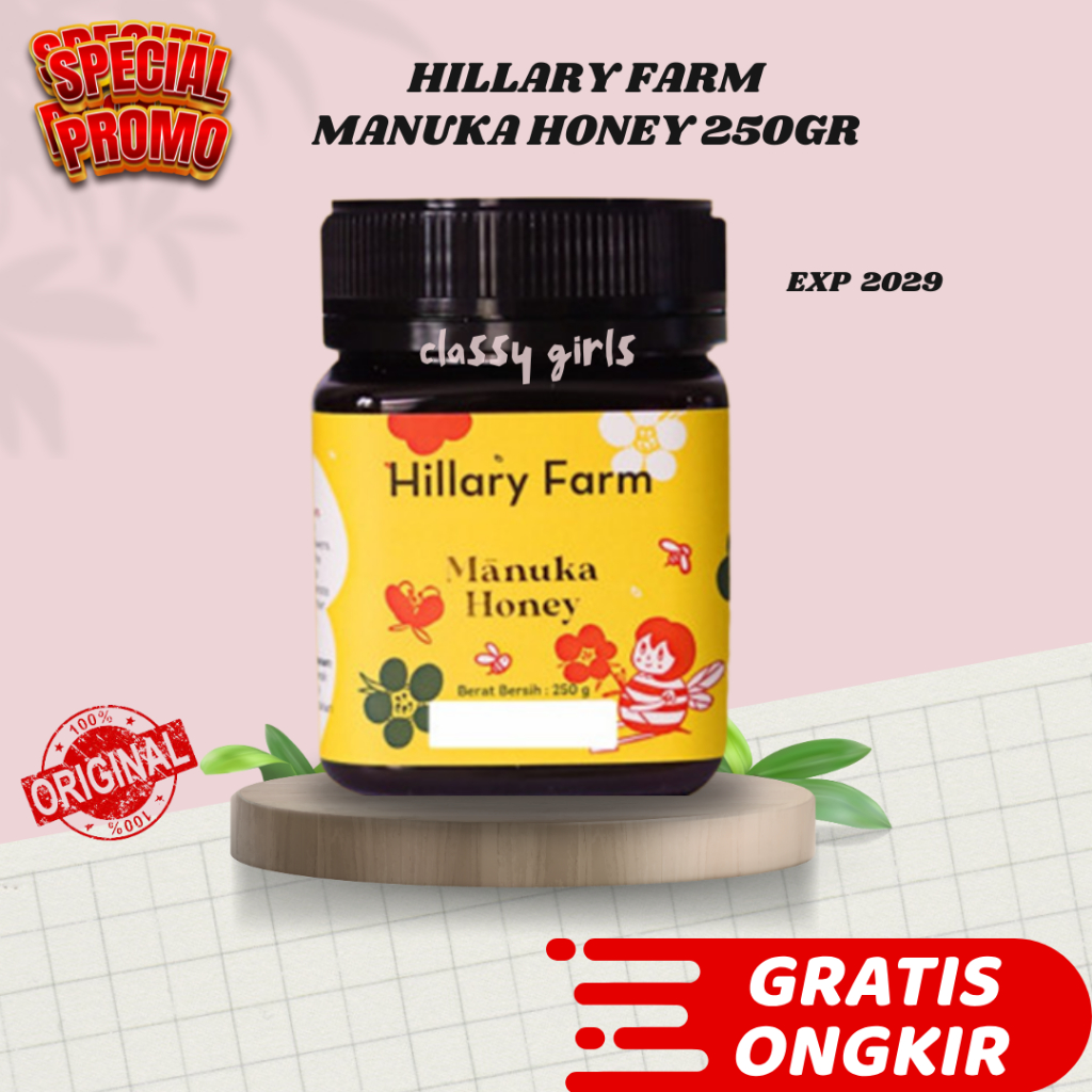 

HILLARY FARM MANUKA HONEY 250GR