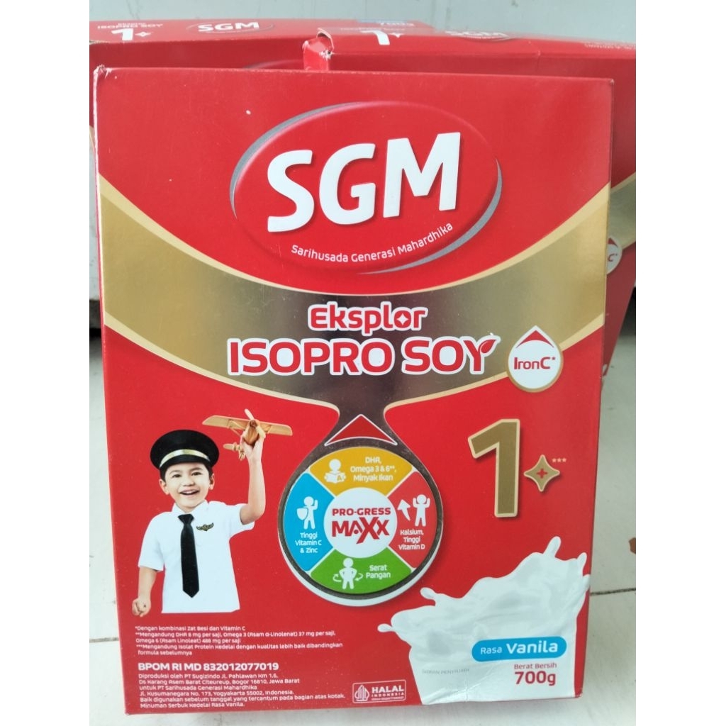 

SGM Eksplor ISOPRO SOY 1+ Susu Pertumbuhan 700 Gram