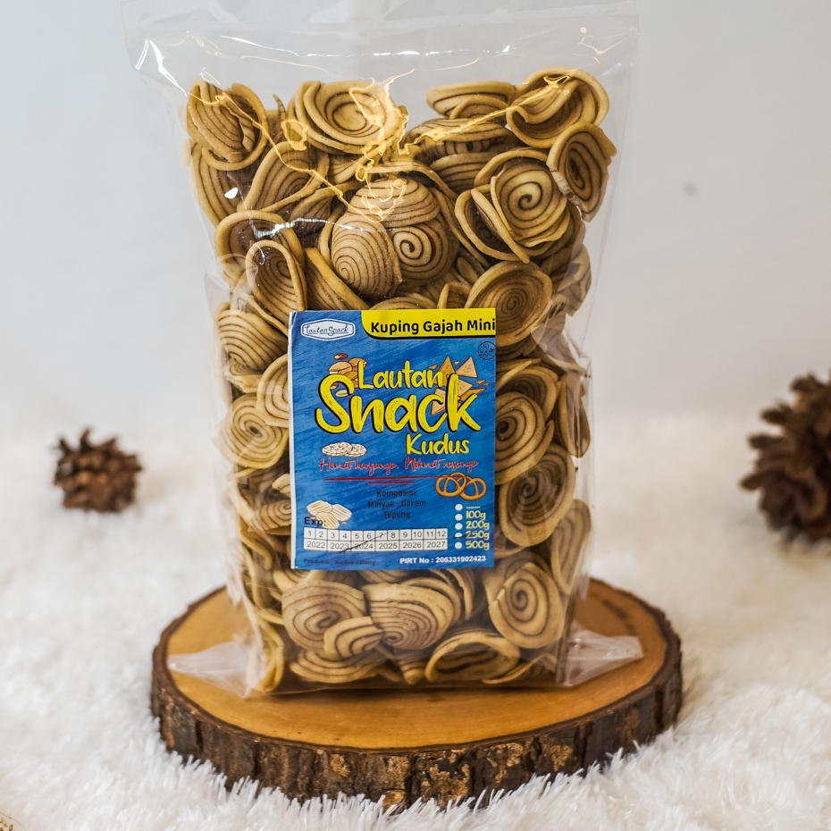 

Kue Kering Kuping Gajah Mini Manis 250g - 500g