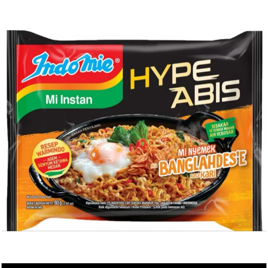 

Indomie Hype Abis Mie Nyemek Bangladesh 5 bks