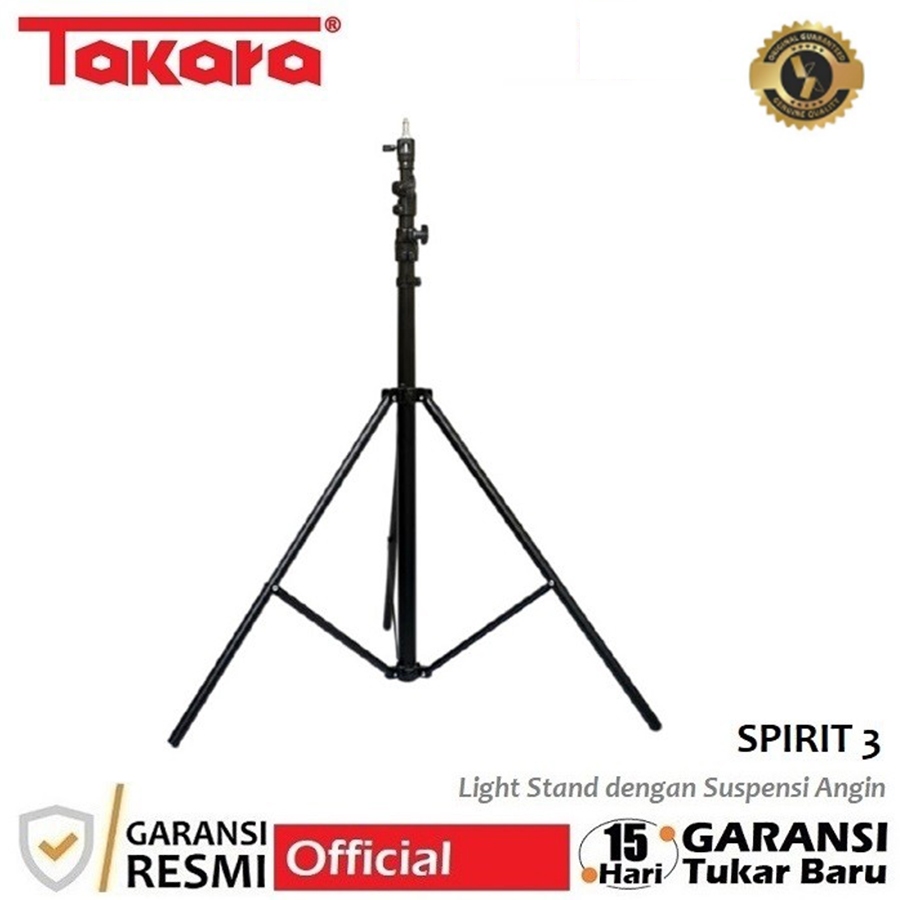 TAKARA SPIRIT-3 Light Stand Lightstand Tripod Spirit 3