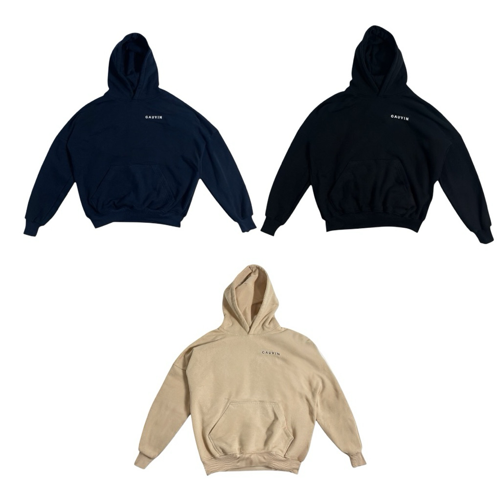 GAUVIN Oversized Hoodie Cotton Fleece 330 GSM