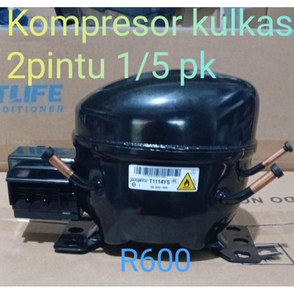 KOMPRESOR KULKAS 1/5PK T1114YS ORIGINAL