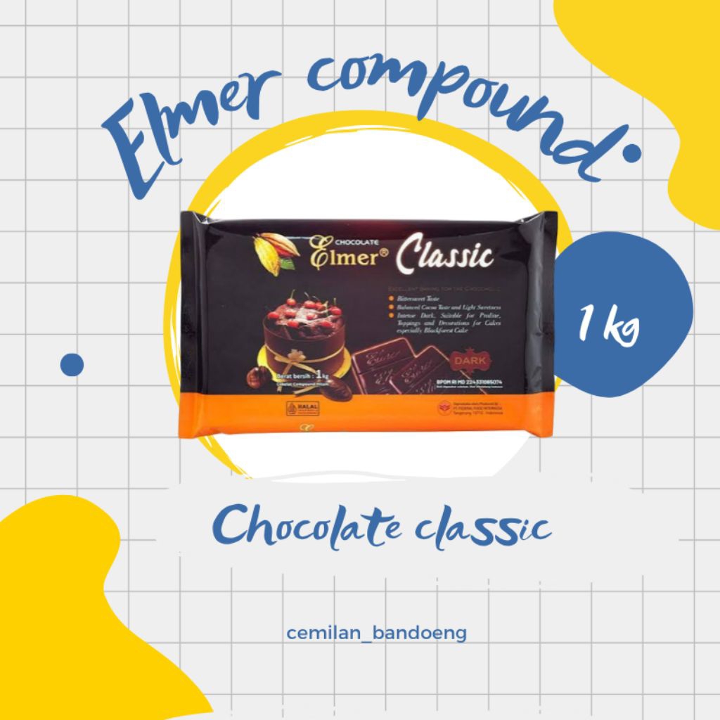 

ELMER DARK COMPOUND CLASSIC KEMASAN 1 KG
