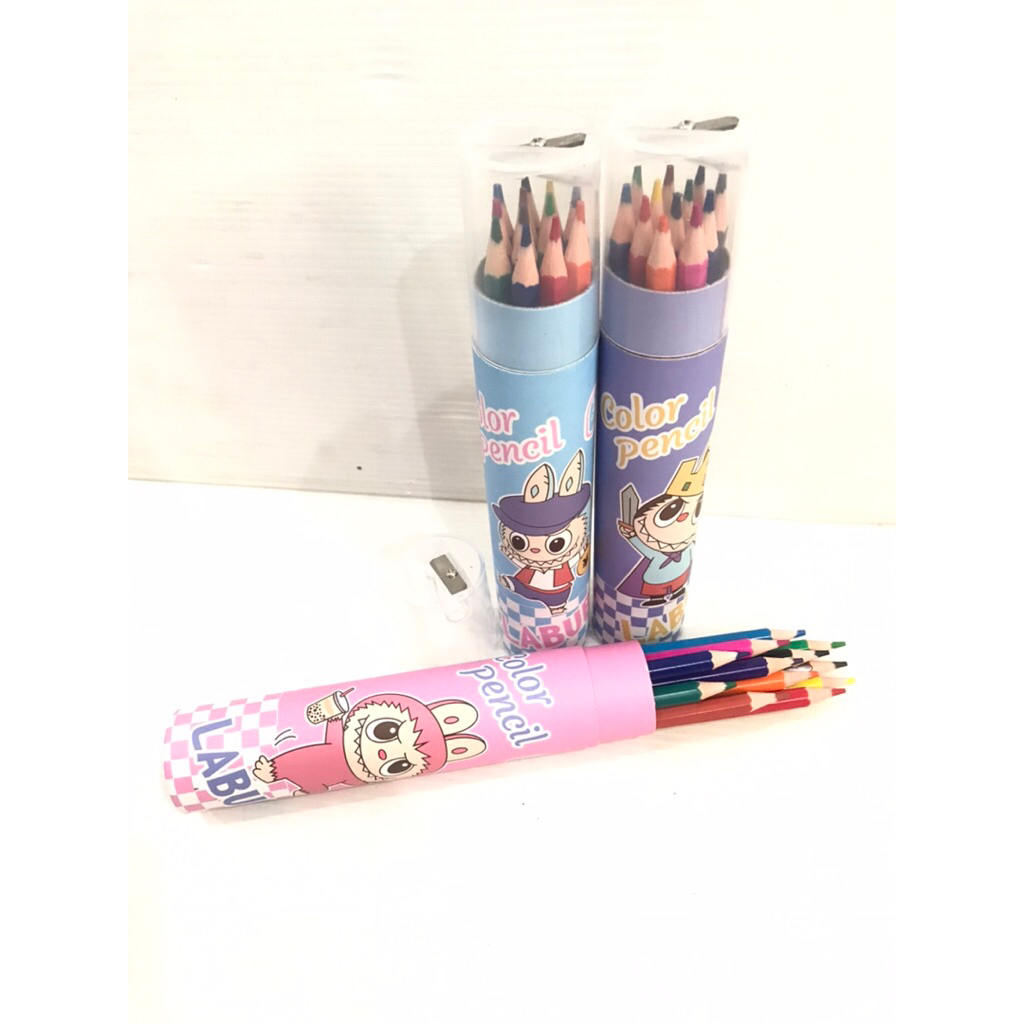 

12 Colora Pencil / Pensil Warna + Rautan