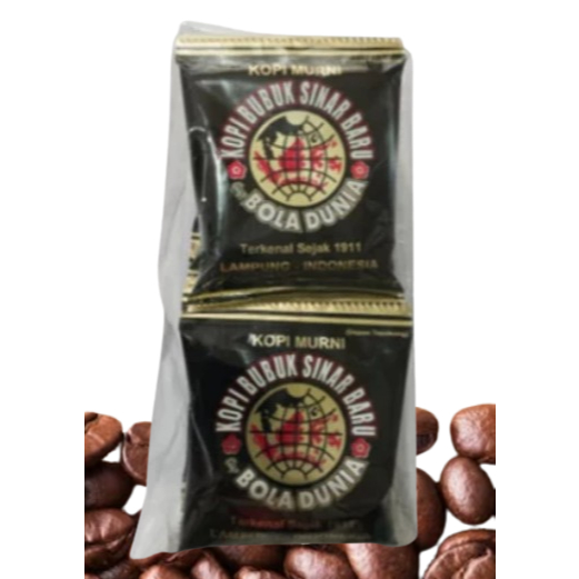 

Kopi Sachet Sinar Baru Cap Bola Dunia Tanpa Gula Renceng (Isi 10 sachet x 10 gram)