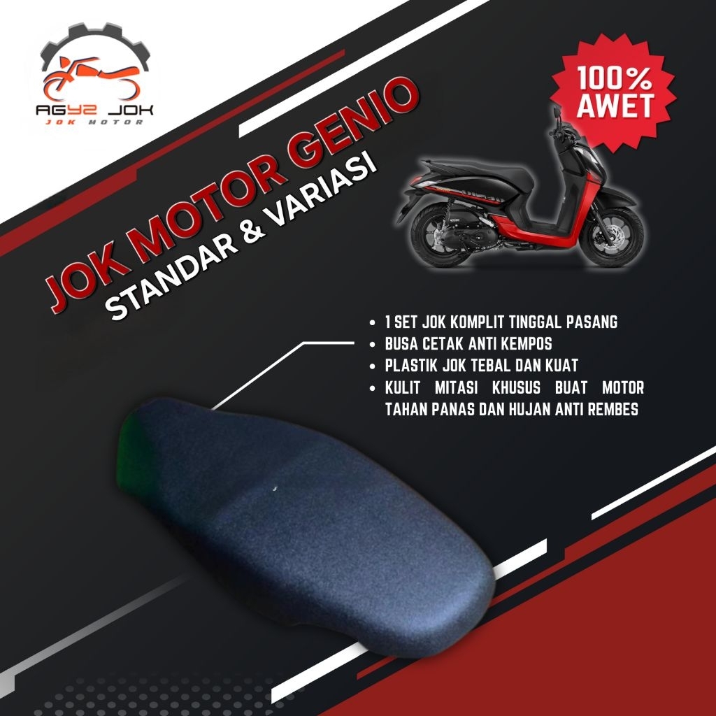 Jok motor genio jok honda genio