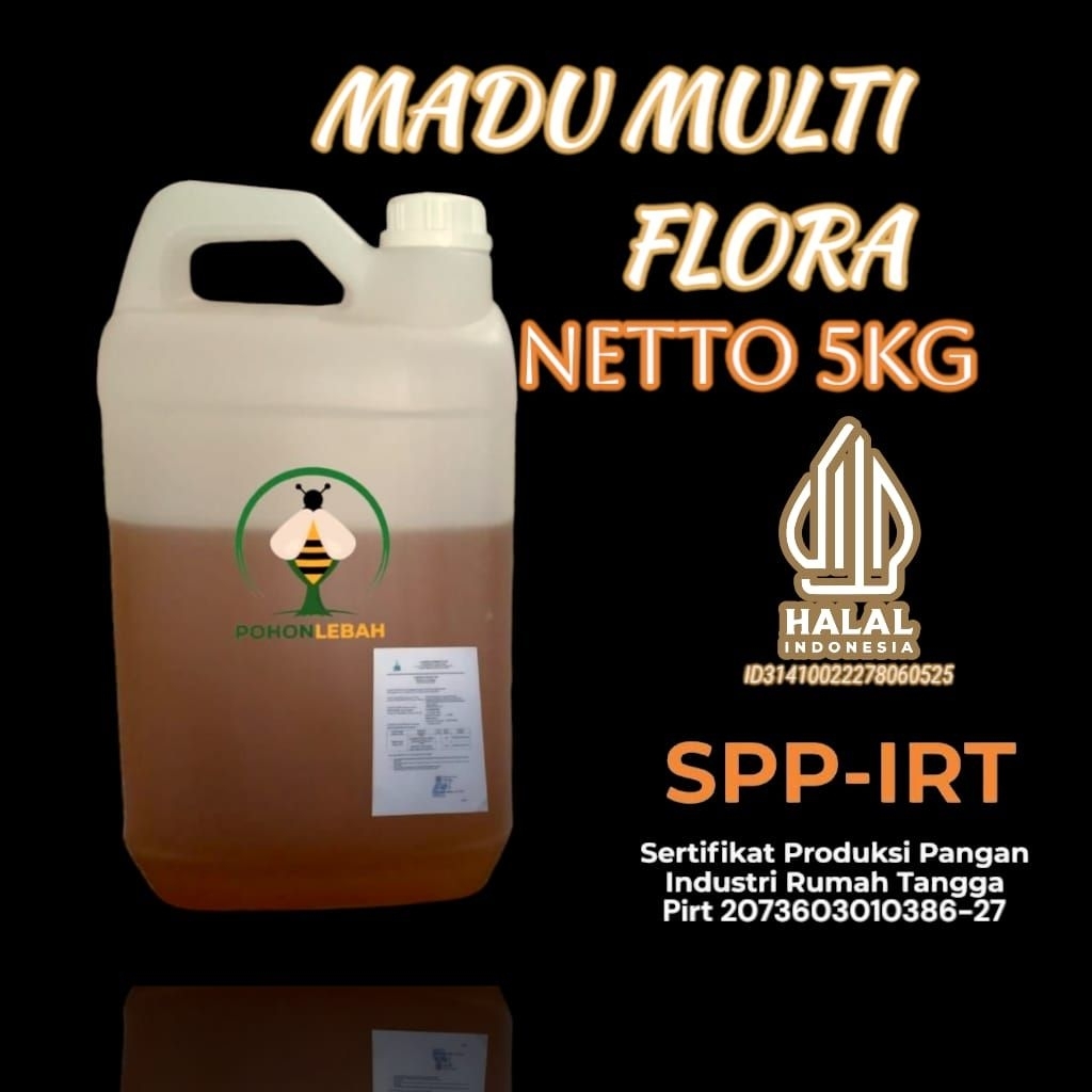 

Madu asli dari bunga multiflora 5 kg langsung dari peternak madu