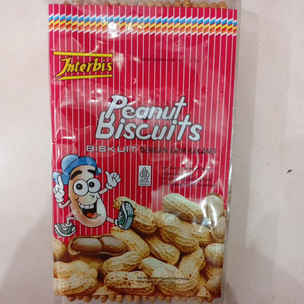 

Interbis Peanur Biscuits 275gr 1 Bungkus