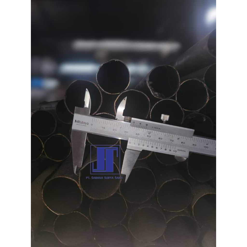 pipa bulat besi pipa bulat staalbuis pipa besi 1 3/8 inch OD 35mm