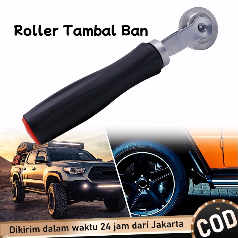 LIUOOP Alat Tambal Ban Roller/Roller Tambal Ban Press Tambal Tip Top/Milling Roller