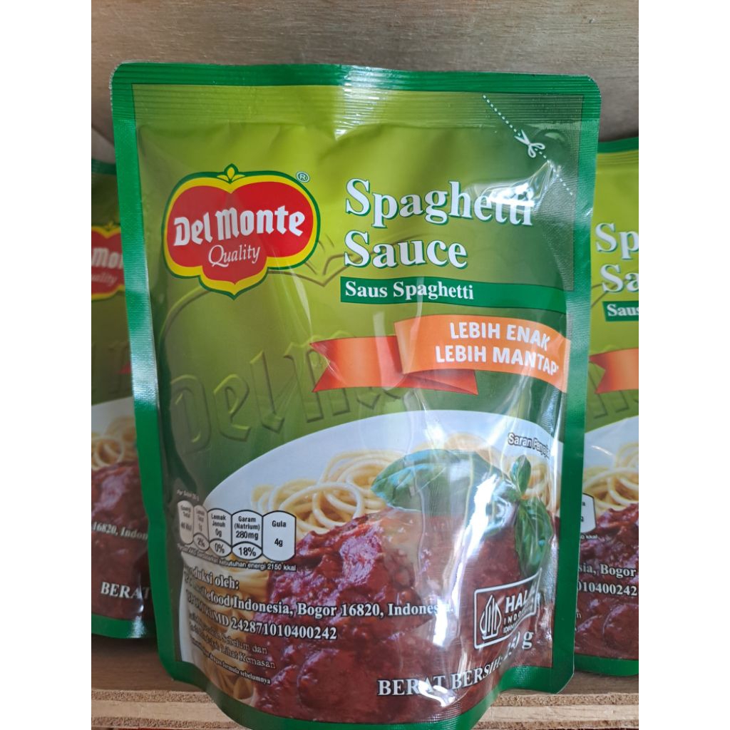 

Delmonte sauce spaghetti 250 g