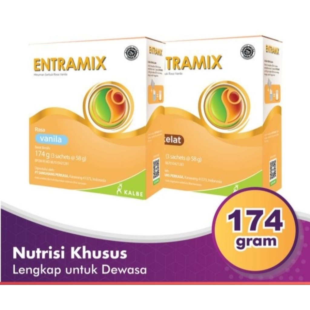 

Entramix Vanila-Coklat 174 Gr